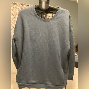 Moosejaw Mountaineering Crewneck Sweatshirt Blue Logo Pocket Size XXL